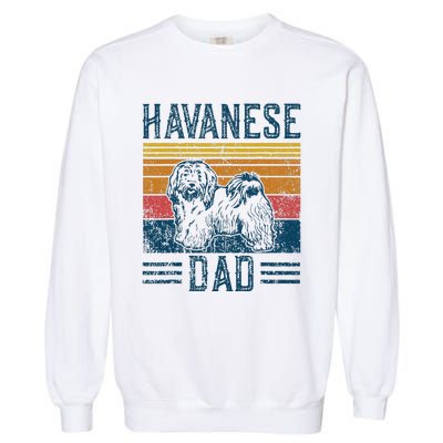 Dog Havanese Dad Garment-Dyed Sweatshirt