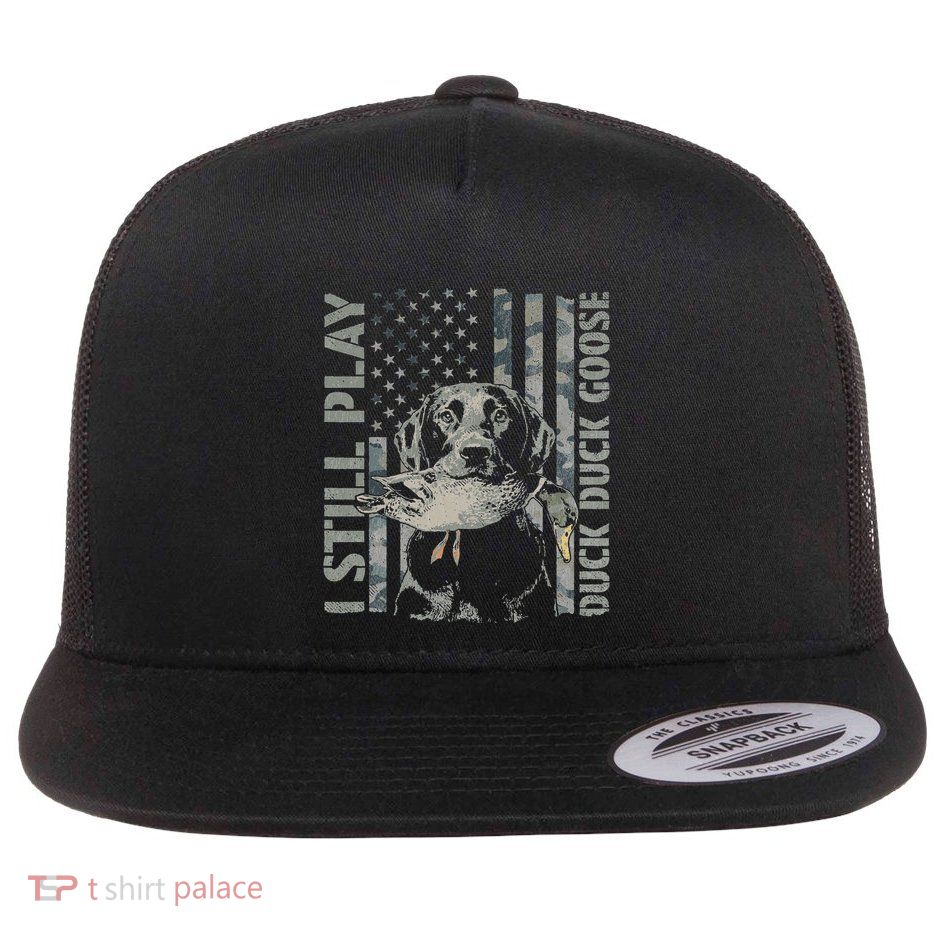 Duck Hunting Flat Bill Trucker Hat
