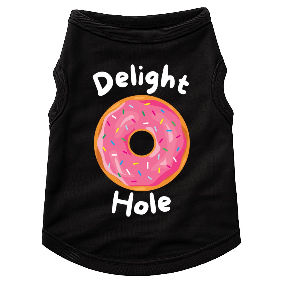 Delight Hole Donut Sprinkles Doughnut Fried Dough Sweet Cool Gift Doggie Tank