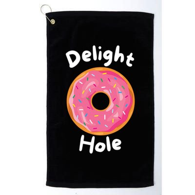 Delight Hole Donut Sprinkles Doughnut Fried Dough Sweet Cool Gift Golf Towel