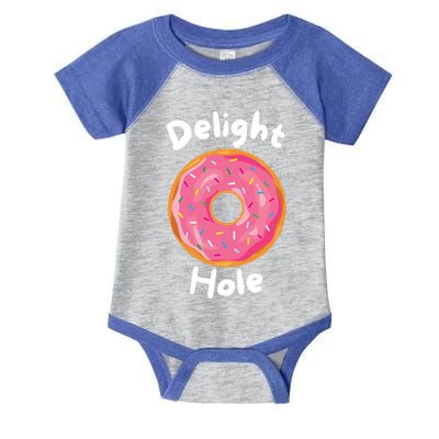 Delight Hole Donut Sprinkles Doughnut Fried Dough Sweet Cool Gift Infant Baby Jersey Bodysuit