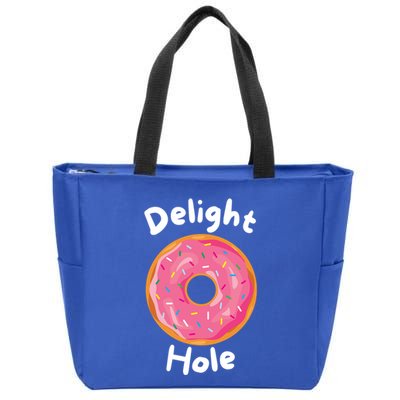 Delight Hole Donut Sprinkles Doughnut Fried Dough Sweet Cool Gift Zip Tote Bag