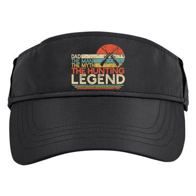 Deer Hunter Dad The The Myth The Hunting Legend Funny Gift Adult Drive Performance Visor