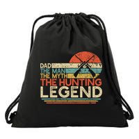 Deer Hunter Dad The The Myth The Hunting Legend Funny Gift Drawstring Bag