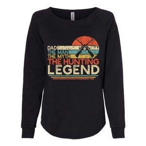 Deer Hunter Dad The The Myth The Hunting Legend Funny Gift Womens California Wash Sweatshirt