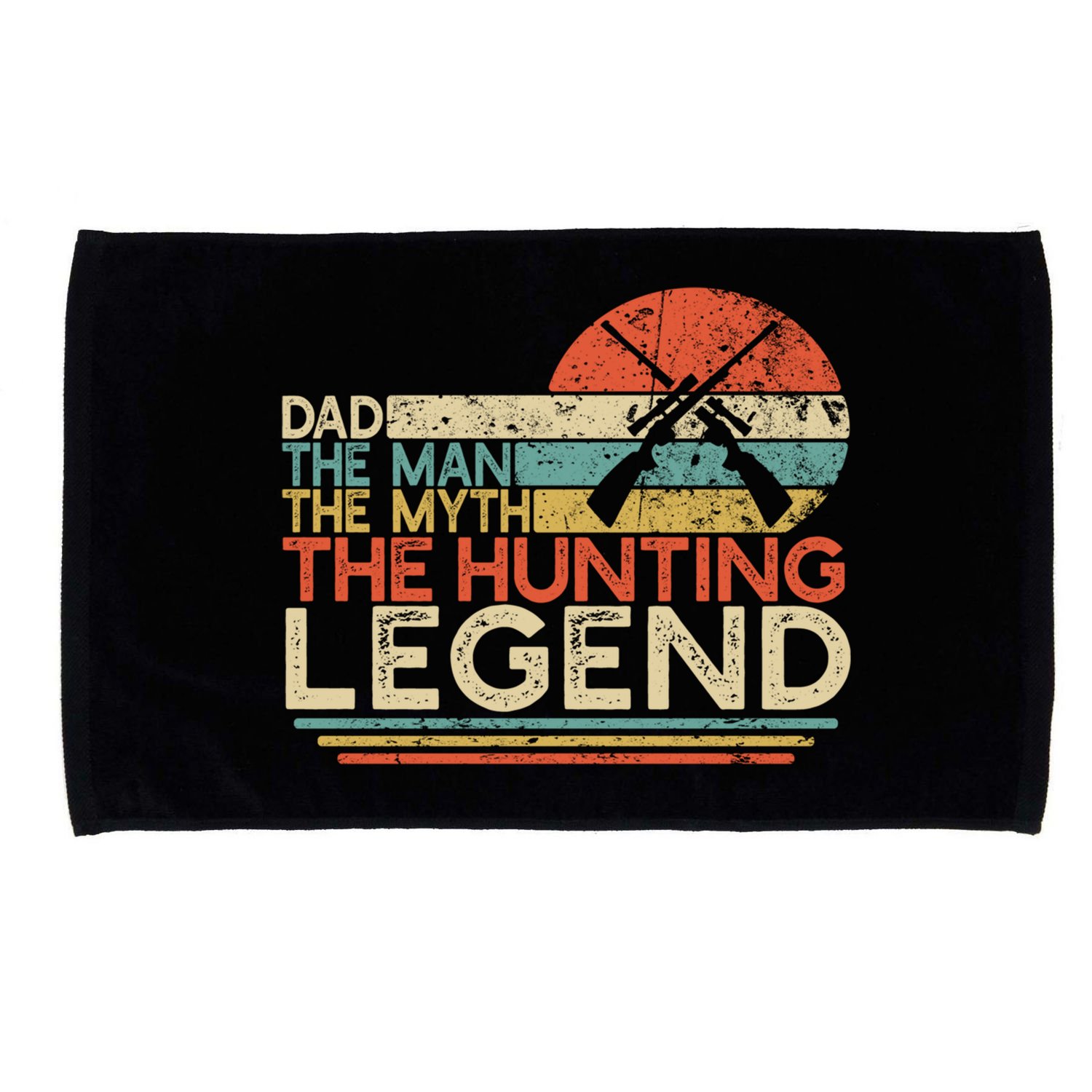 Deer Hunter Dad The The Myth The Hunting Legend Funny Gift Microfiber Hand Towel