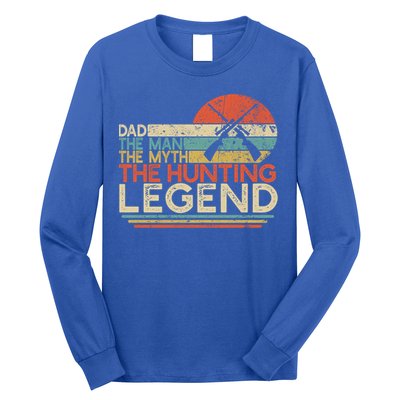 Deer Hunter Dad The The Myth The Hunting Legend Funny Gift Long Sleeve Shirt