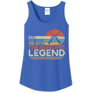 Deer Hunter Dad The The Myth The Hunting Legend Funny Gift Ladies Essential Tank