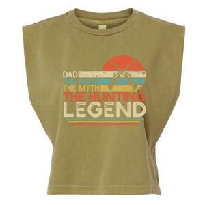 Deer Hunter Dad The The Myth The Hunting Legend Funny Gift Garment-Dyed Women's Muscle Tee