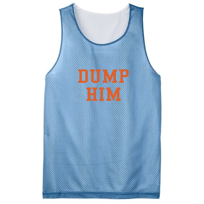 Dump Him Mesh Reversible Basketball Jersey Tank