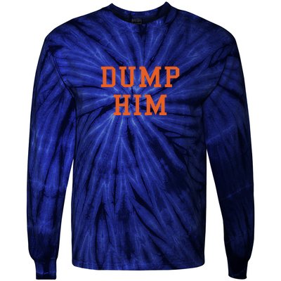 Dump Him Tie-Dye Long Sleeve Shirt