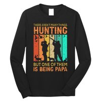 Duck Hunting Distressed Patriotic American Flag Hunters Long Sleeve Shirt