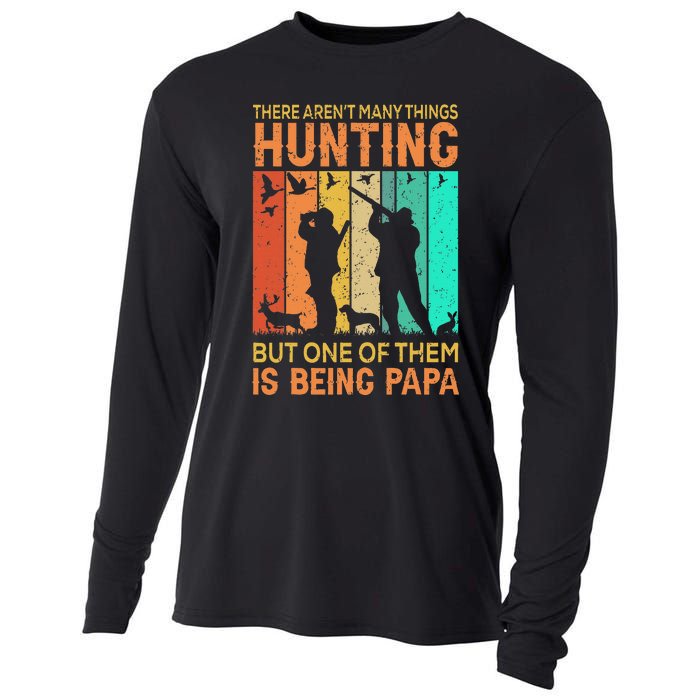 Duck Hunting Distressed Patriotic American Flag Hunters Cooling Performance Long Sleeve Crew