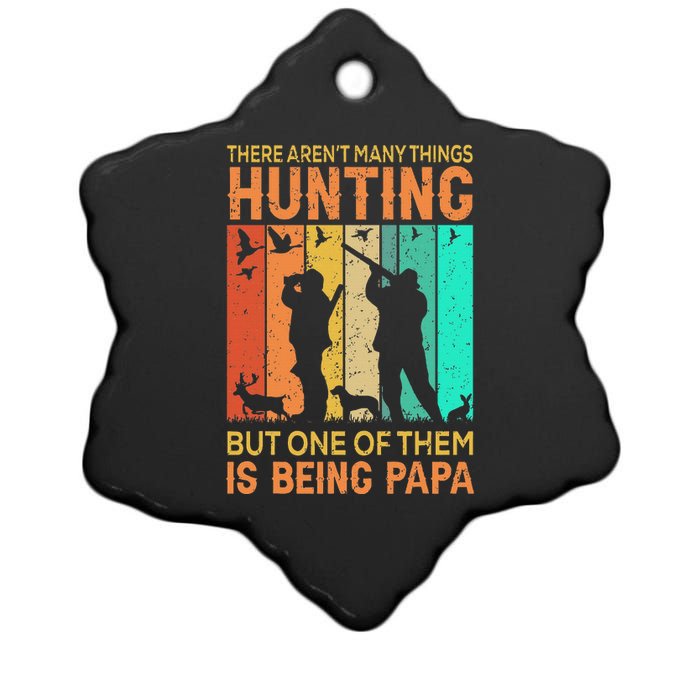 Duck Hunting Distressed Patriotic American Flag Hunters Ceramic Star Ornament