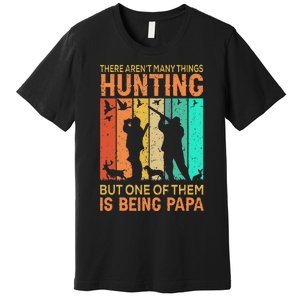 Duck Hunting Distressed Patriotic American Flag Hunters Premium T-Shirt