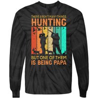 Duck Hunting Distressed Patriotic American Flag Hunters Tie-Dye Long Sleeve Shirt