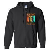 Duck Hunting Distressed Patriotic American Flag Hunters Full Zip Hoodie