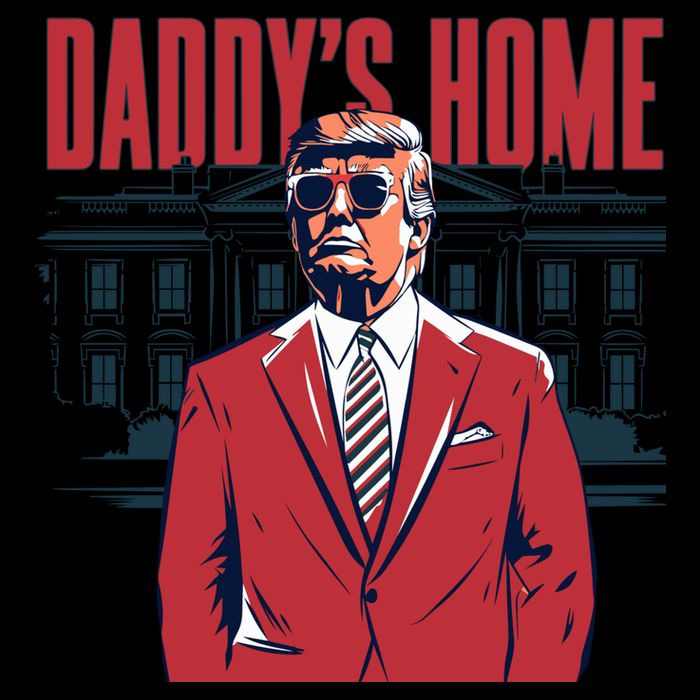 DaddyS Home Donald Trump 47th President 16 in Basic Backpack