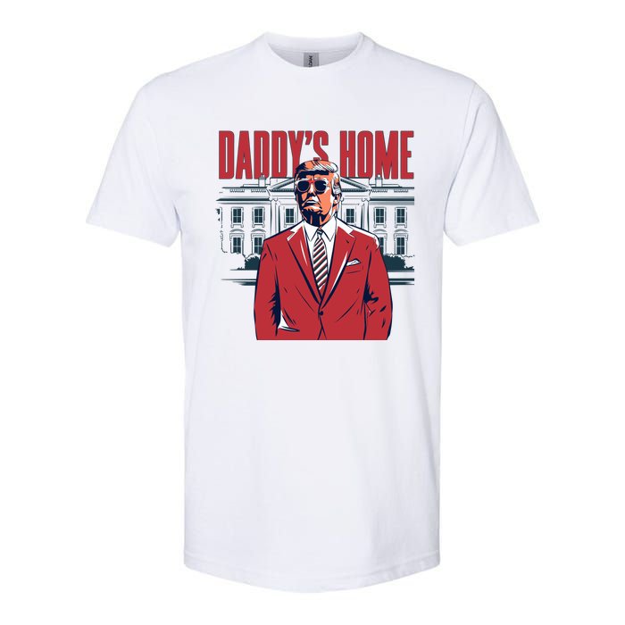 DaddyS Home Donald Trump 47th President Softstyle CVC T-Shirt