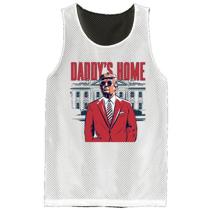 DaddyS Home Donald Trump 47th President Mesh Reversible Basketball Jersey Tank