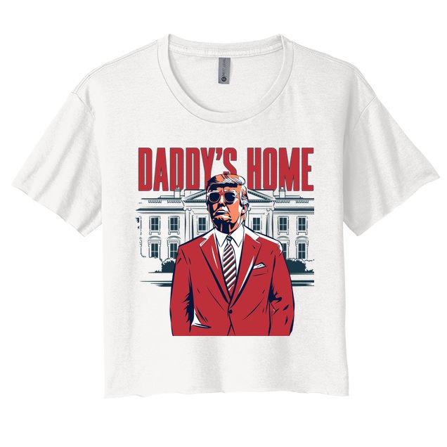 DaddyS Home Donald Trump 47th President Crop Top