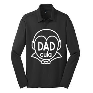 Dadcula Halloween Silk Touch Performance Long Sleeve Polo