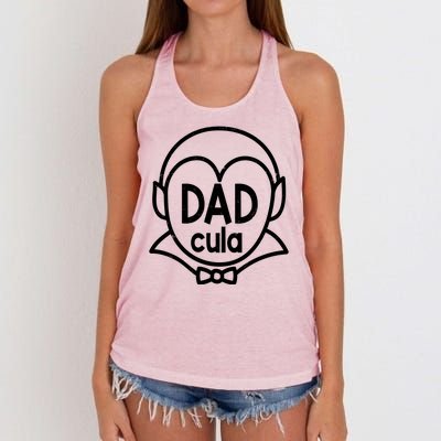 Dadcula Halloween Women's Knotted Racerback Tank