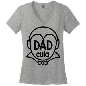 Dadcula Halloween Women's V-Neck T-Shirt