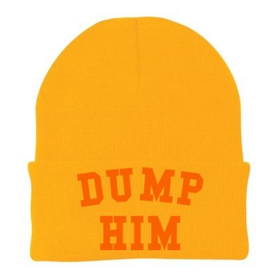 Dump Him Knit Cap Winter Beanie