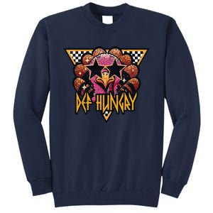 Def Hungry Def Grateful Happy Turkey Thanksgiving Autumn Tall Sweatshirt