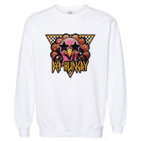 Def Hungry Def Grateful Happy Turkey Thanksgiving Autumn Garment-Dyed Sweatshirt