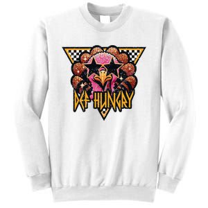 Def Hungry Def Grateful Happy Turkey Thanksgiving Autumn Sweatshirt