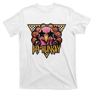 Def Hungry Def Grateful Happy Turkey Thanksgiving Autumn T-Shirt