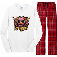 Def Hungry Def Grateful Happy Turkey Thanksgiving Autumn Long Sleeve Pajama Set