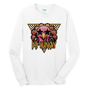 Def Hungry Def Grateful Happy Turkey Thanksgiving Autumn Tall Long Sleeve T-Shirt