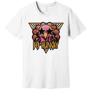 Def Hungry Def Grateful Happy Turkey Thanksgiving Autumn Premium T-Shirt