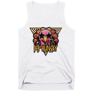 Def Hungry Def Grateful Happy Turkey Thanksgiving Autumn Tank Top