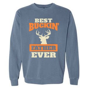 Deer Hunting Dad Gift Garment-Dyed Sweatshirt