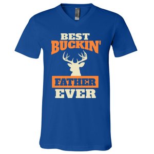 Deer Hunting Dad Gift V-Neck T-Shirt