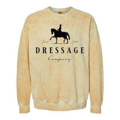 Dressage Horse Dressage Rider Colorblast Crewneck Sweatshirt