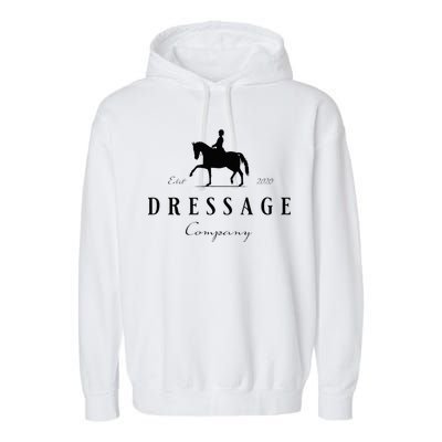 Dressage Horse Dressage Rider Garment-Dyed Fleece Hoodie