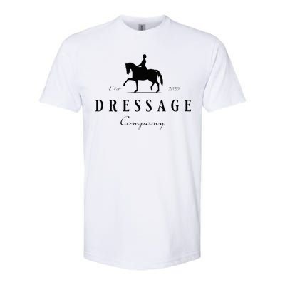 Dressage Horse Dressage Rider Softstyle CVC T-Shirt