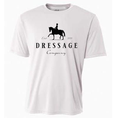 Dressage Horse Dressage Rider Cooling Performance Crew T-Shirt