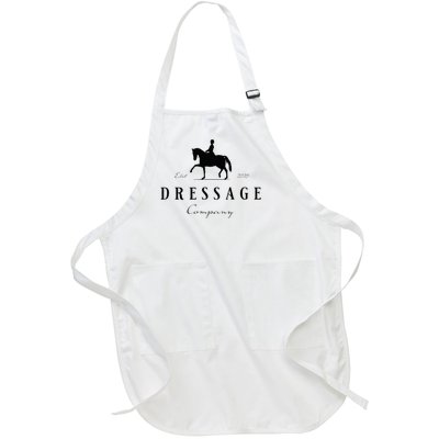 Dressage Horse Dressage Rider Full-Length Apron With Pockets