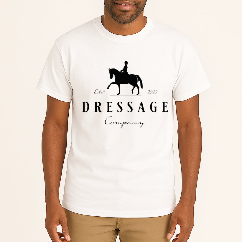 Dressage Horse Dressage Rider Tall T-Shirt