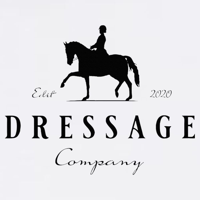 Dressage Horse Dressage Rider Button