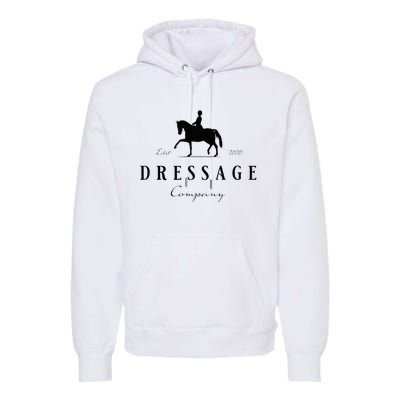 Dressage Horse Dressage Rider Premium Hoodie