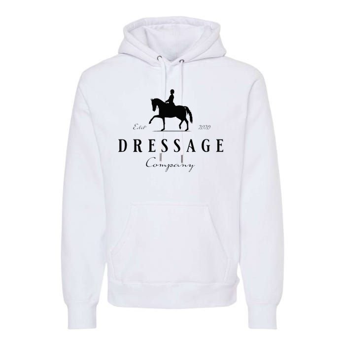 Dressage Horse Dressage Rider Premium Hoodie