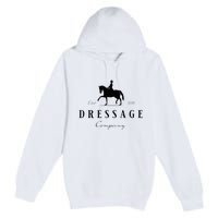 Dressage Horse Dressage Rider Premium Pullover Hoodie