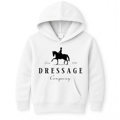 Dressage Horse Dressage Rider Kids Hoodie